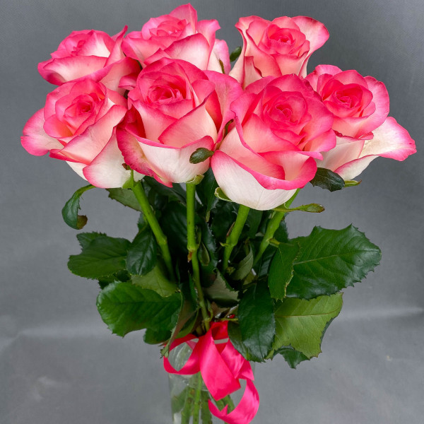 Букет розовых роз 